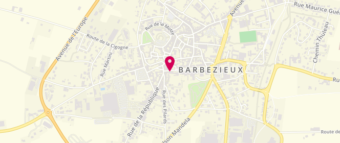 Plan de Laverie Libre Service, 37 Boulevard Gambetta, 16300 Barbezieux-Saint-Hilaire