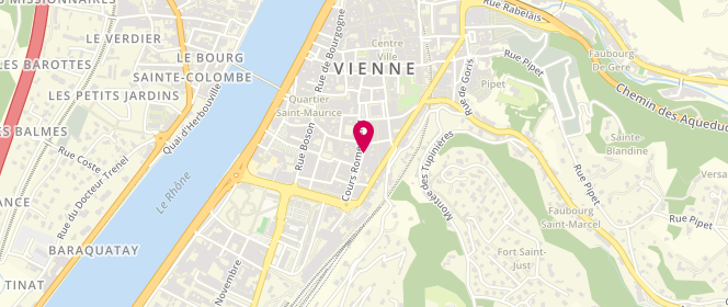 Plan de City Laverie Plus, 39 Cr Romestang, 38200 Vienne