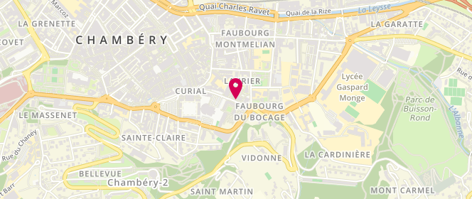 Plan de Laverie Automatique du Manege, 393 Rue de la République, 73000 Chambéry