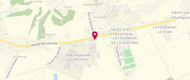 Plan de Lave Ta Chaussette, Zone Industrielle Des
Les Verchères, 38540 Saint-Just-Chaleyssin