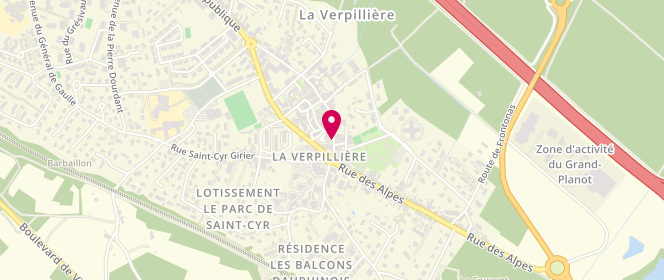 Plan de Salon Lavoir, 29 Rue de la République, 38290 La Verpillière