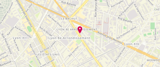 Plan de Promoclean Laverie Santy, 15 avenue Paul Santy, 69008 Lyon