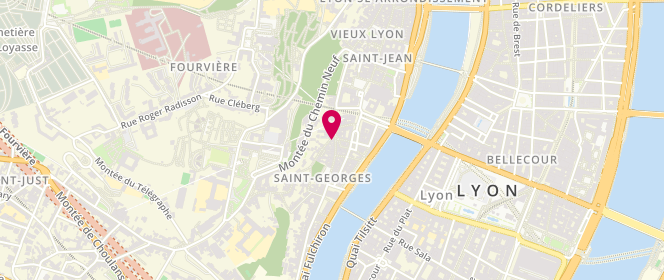Plan de Le Lavoir de Saint Georges, 2 Rue Saint-Georges, 69005 Lyon