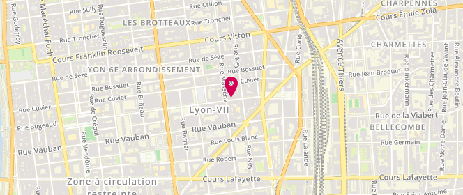 Plan de Laverie Leo, 127 Rue Bugeaud, 69006 Lyon