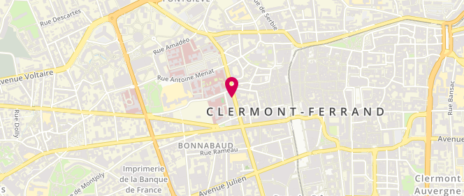 Plan de Laverie automatique RB, 11 Rue Gabriel Péri, 63000 Clermont-Ferrand