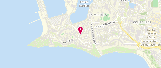 Plan de Laverie des Minimes, 1 Rue Lucile, 17000 La Rochelle