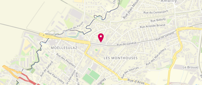 Plan de Ma Laverie, 102 Rue de Genève, 74240 Gaillard