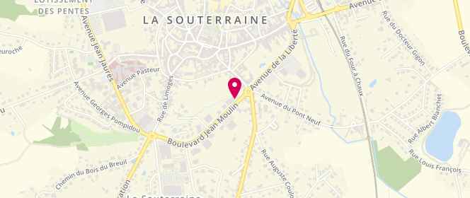 Plan de Laverie Automatique, 19 Boulevard Jean Moulin, 23300 La Souterraine