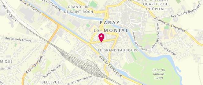 Plan de Societe S.IN.SER, 47 avenue Charles de Gaulle, 71600 Paray-le-Monial