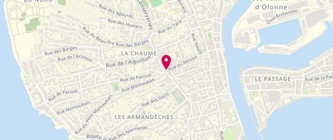 Plan de La Laverie Chaumoise, 60 Rue du Moulin, 85100 Les Sables-d'Olonne