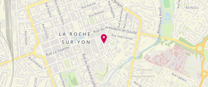 Plan de Laverie du Marche, 15 Pl. Du Marché, 85000 La Roche-sur-Yon