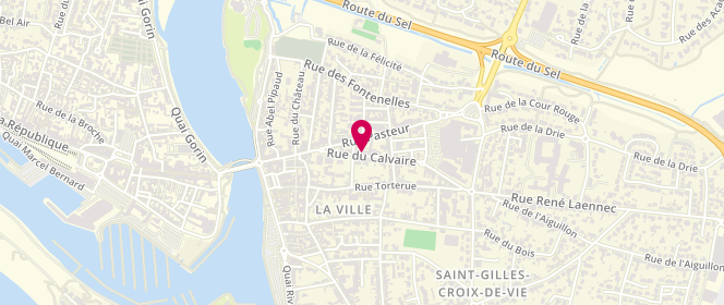 Plan de Laverie BULLES DE SAVON, 92 Rue du Calvaire, 85800 Saint-Gilles-Croix-de-Vie
