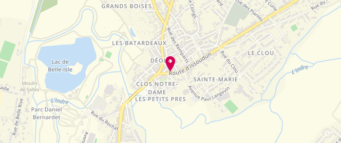 Plan de Laverie de l'Abbaye, 7 Route d'Issoudun, 36130 Déols