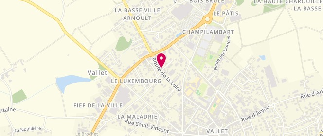 Plan de Patmouille : la Blanchisserie, 8 Route de la Loire, 44330 Vallet