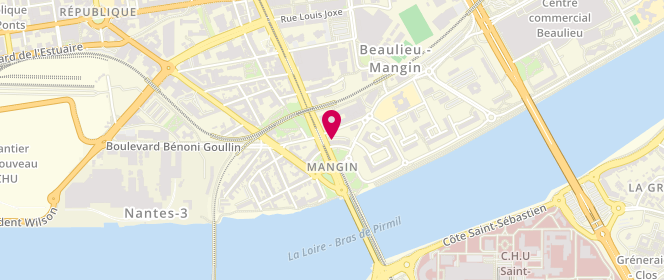 Plan de Lavomatic Mangin, 4 place Victor Mangin, 44200 Nantes