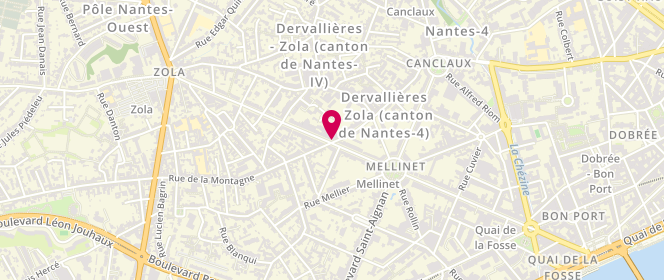 Plan de Laveries Atlantique Ouest, 66 Rue de la Ville en Bois, 44100 Nantes