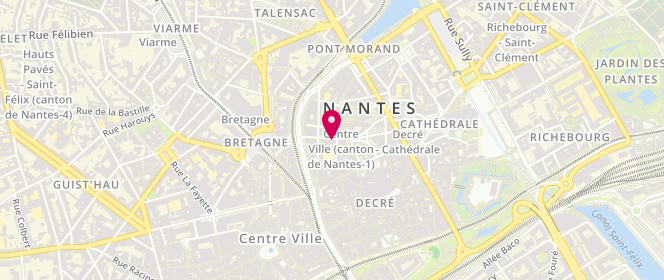 Plan de Laveries Atlantique Ouest, 7 Rue de l'Hôtel de Ville, 44000 Nantes