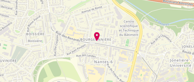 Plan de Bulle de Savon, 84 Rue de la Bourgeonnière, 44300 Nantes