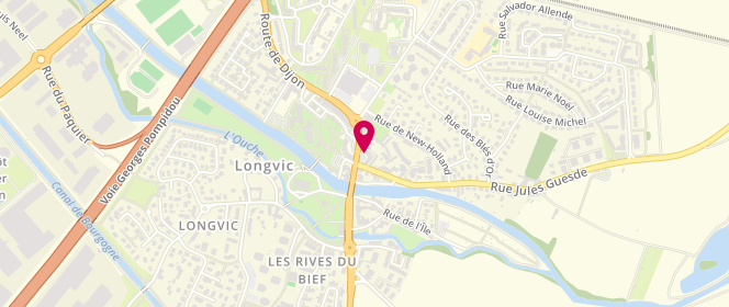Plan de La Petite Laverie de Longvic, 20 Bis Route de Dijon, 21600 Longvic