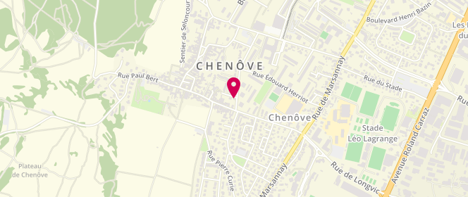 Plan de La Petite Laverie de Chenove, 1 Boulevard Edouard Branly, 21300 Chenôve