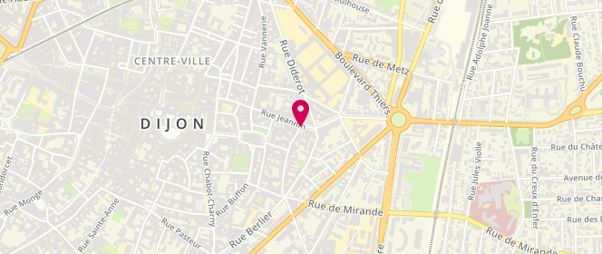 Plan de La Petite Laverie de Dijon Jeannin, 54 Rue Jeannin, 21000 Dijon