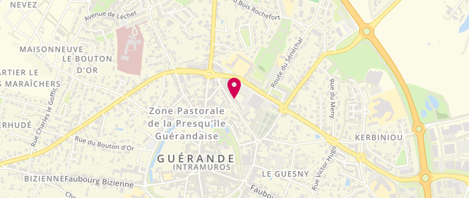 Plan de Laverie des Remparts, 13 Boulevard Emile Pourieux, 44350 Guérande