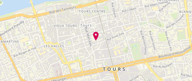 Plan de Votre Lavoir Lux, 21 Rue des Déportés, 37000 Tours