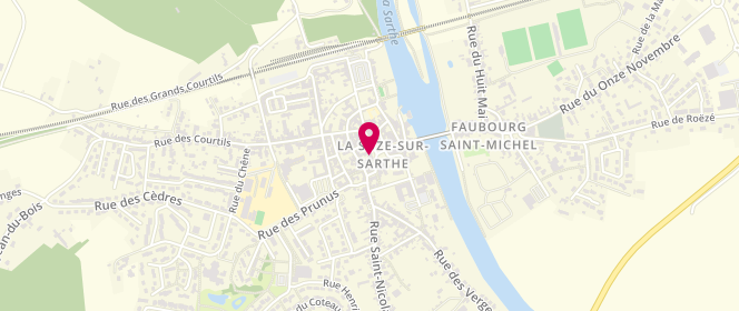 Plan de Laverie, 10 place du Marché, 72210 La Suze-sur-Sarthe