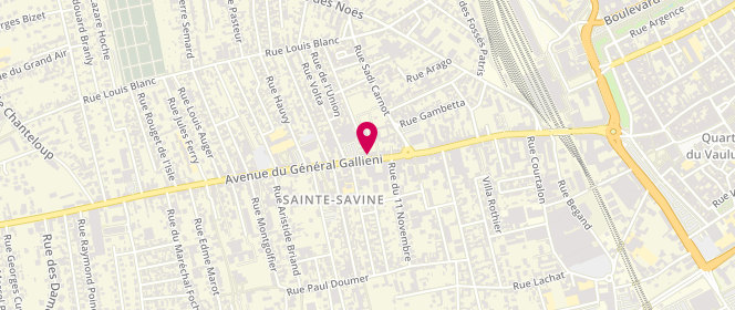 Plan de Laverie Royale, 52 avenue du Général Gallieni, 10300 Sainte-Savine