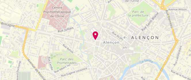 Plan de Laverie repasserie, 3 Rue du Collège, 61000 Alençon