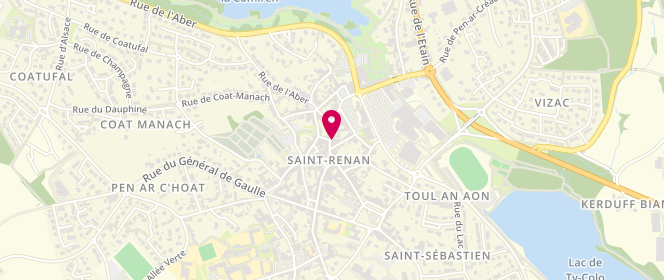 Plan de La Bulle de Savon, 39 Rue Saint-Yves, 29290 Saint-Renan