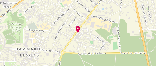 Plan de Cac Laundry, 85 Place Paul Gauguin, 77190 Dammarie-lès-Lys
