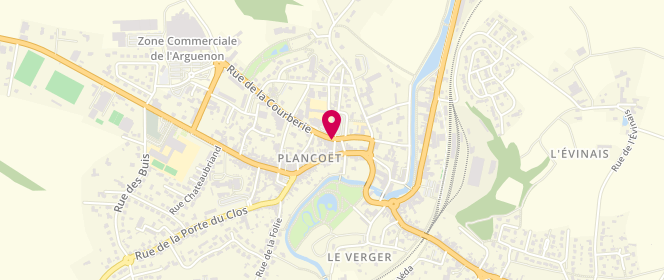 Plan de Press'net, 7 Rue Saint-Sauveur, 22130 Plancoët