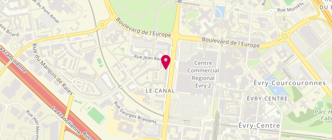 Plan de Laverie des Champs Élysée, 72 allée des Champs Elysées, 91080 Évry-Courcouronnes
