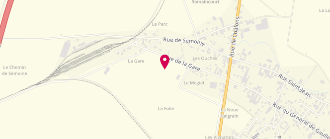 Plan de Laverie de la Lhuitrelle, 146 Rue General de Gaulle, 10230 Mailly-le-Camp