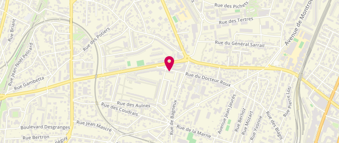 Plan de Laverie Libre Service, 8 Rue du Dr Roux, 92330 Sceaux