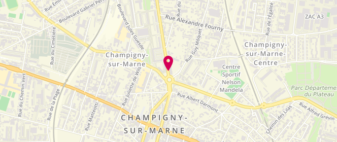 Plan de Sass'lav, 8 Avenue de la Republique 8/10, 94500 Champigny-sur-Marne