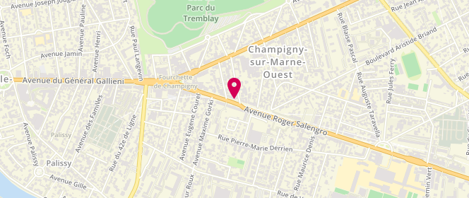 Plan de Laverie de la Fourchette, 49 avenue Roger Salengro, 94500 Champigny-sur-Marne