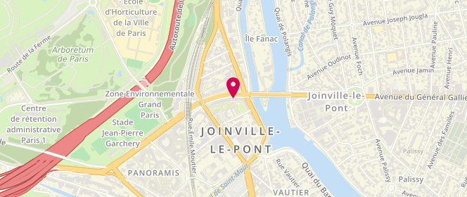 Plan de Laverie du Port, 7 Rue Jean Mermoz, 94340 Joinville-le-Pont
