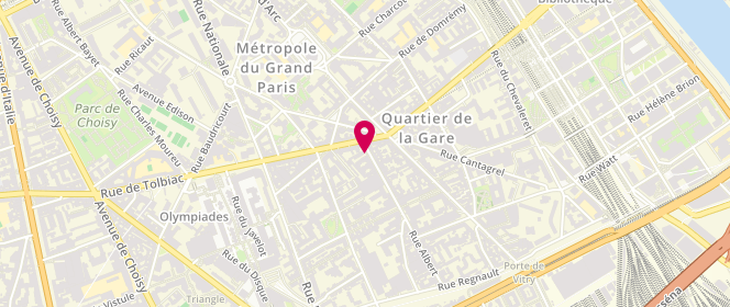 Plan de Aquilex, 85 Rue Albert, 75013 Paris