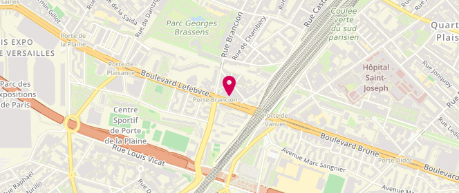 Plan de R.B.S, 175 Boulevard Lefebvre, 75015 Paris