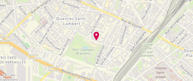 Plan de Laverie Eclat, 59 Rue des Morillons, 75015 Paris