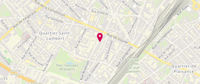 Plan de LAVERIE, 41 Rue Brancion, 75015 Paris