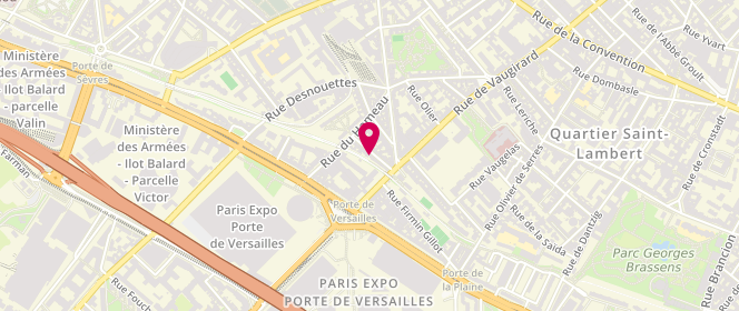 Plan de L C Voilages, 10 Rue Cadix, 75015 Paris