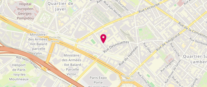 Plan de Le Bateau Lavoir, 65 Rue Vasco de Gama, 75015 Paris