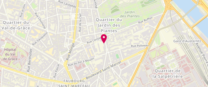 Plan de Pressing Saint Hilaire, 25 Rue Geoffroy-Saint-Hilaire, 75005 Paris