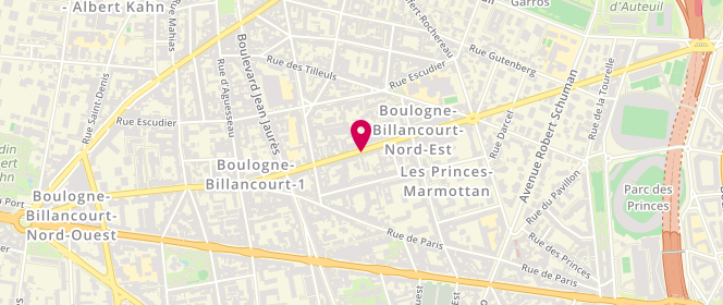 Plan de Max Laverie, 95 Rue Château, 92100 Boulogne-Billancourt