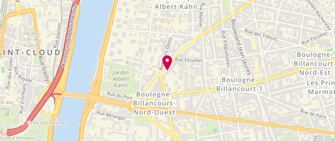 Plan de LAVERIE LAUNDROMAT - Ma Pince à Linge Boulogne, 127 avenue Jean Baptiste Clément, 92100 Boulogne-Billancourt