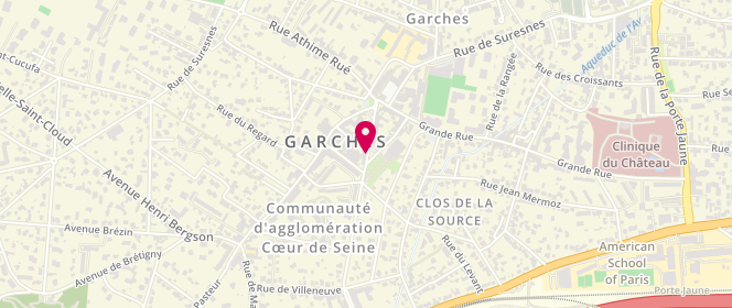 Plan de Laverie en Libre Service, 5 avenue du Maréchal Leclerc, 92380 Garches