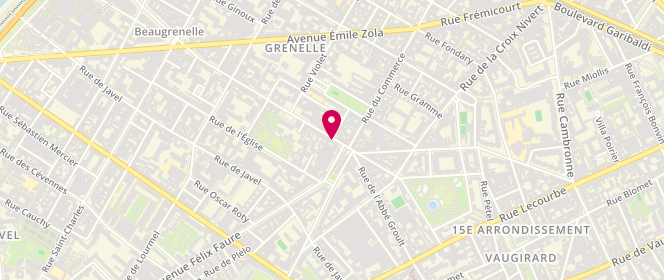 Plan de Laverie Entrepreneurs, 96 Rue des Entrepreneurs, 75015 Paris